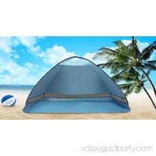 La Jolla Portable Instant Pop Up UV Beach Tent Beach Tent Beach Shelter, Blue